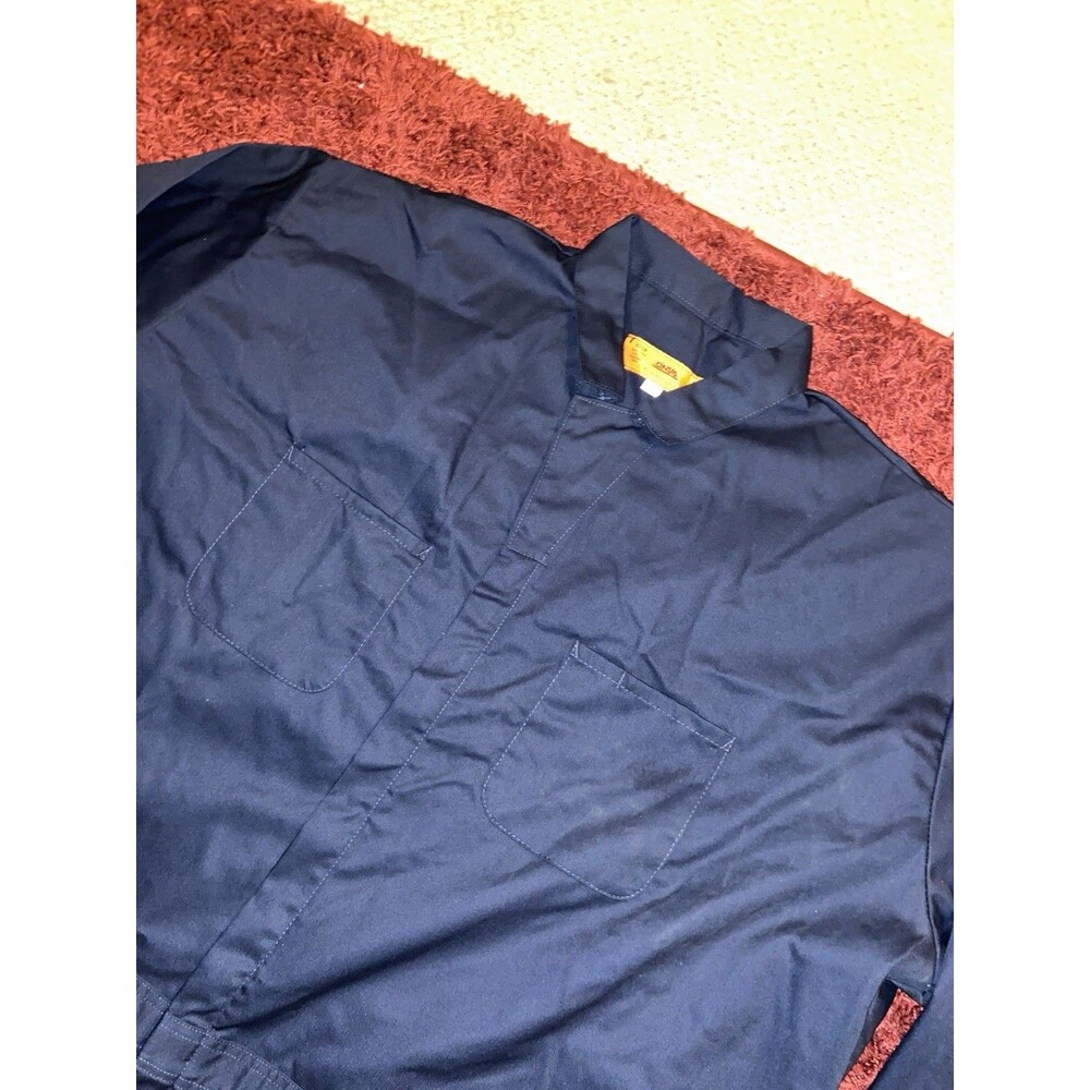 NEW Big & Tall Coveralls Blue Mechanic Bibs Work Jumpsuit Mens 4XL /33” Inseam